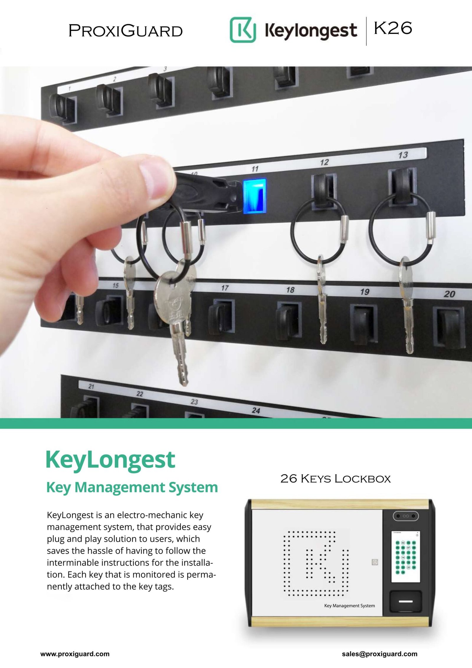 Key longest brochure-front page